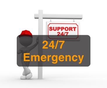 24/7 Emergency Support